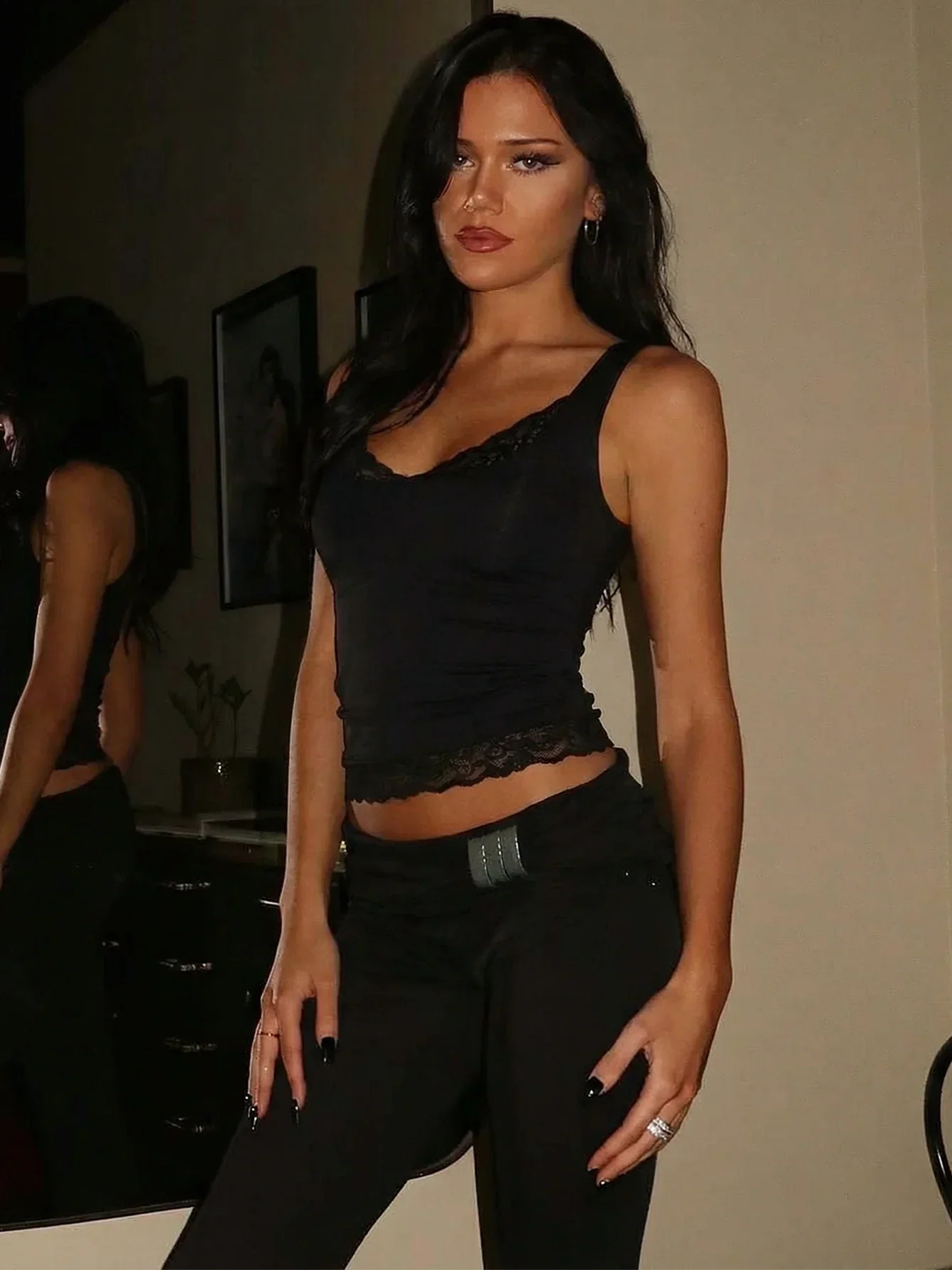 Musculosa Briana Lace CL